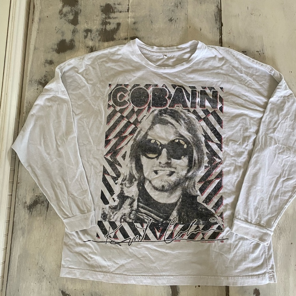 Vintage Kurt Cobain long sleeve tee